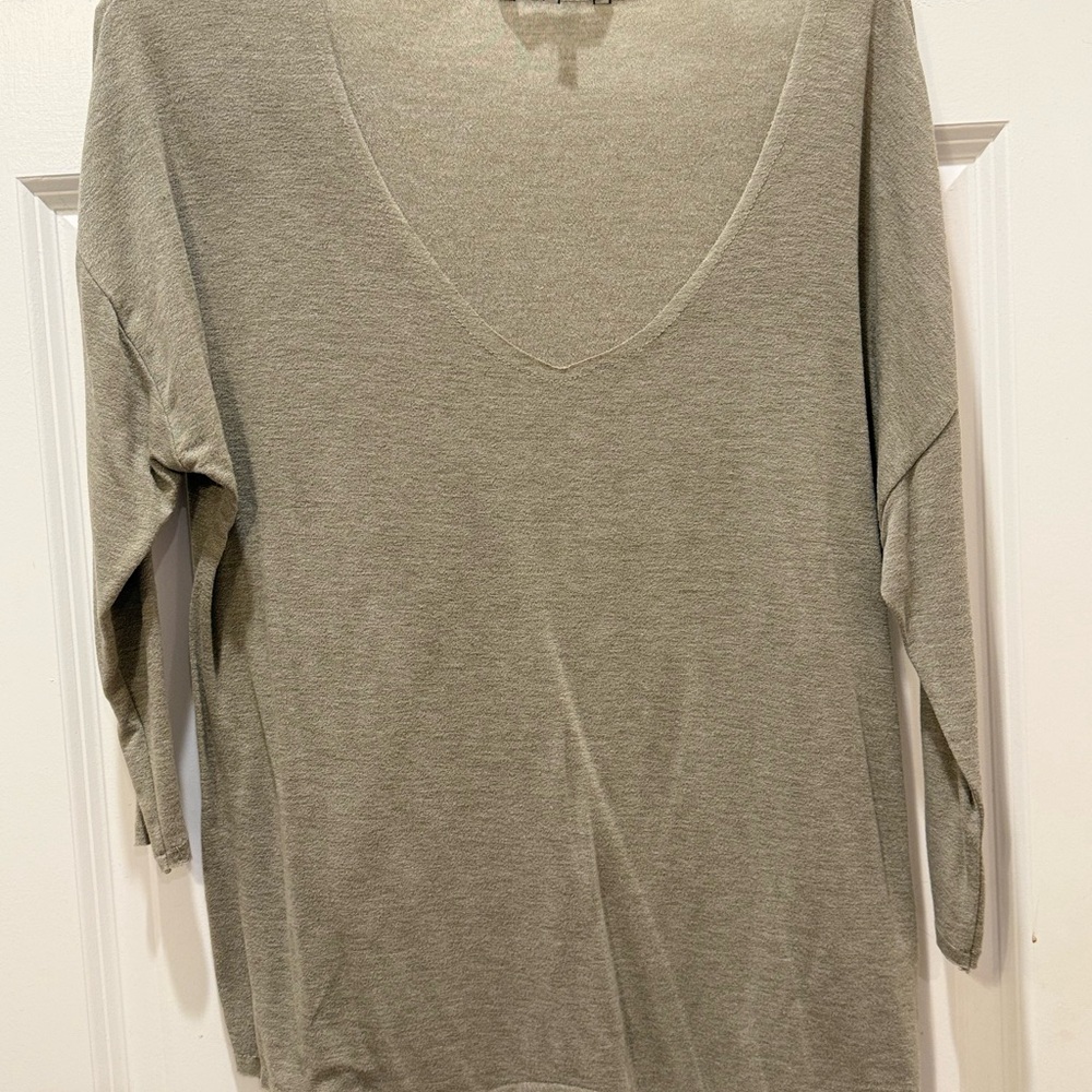 BKE Tan Relaxed Ribbed Shirt